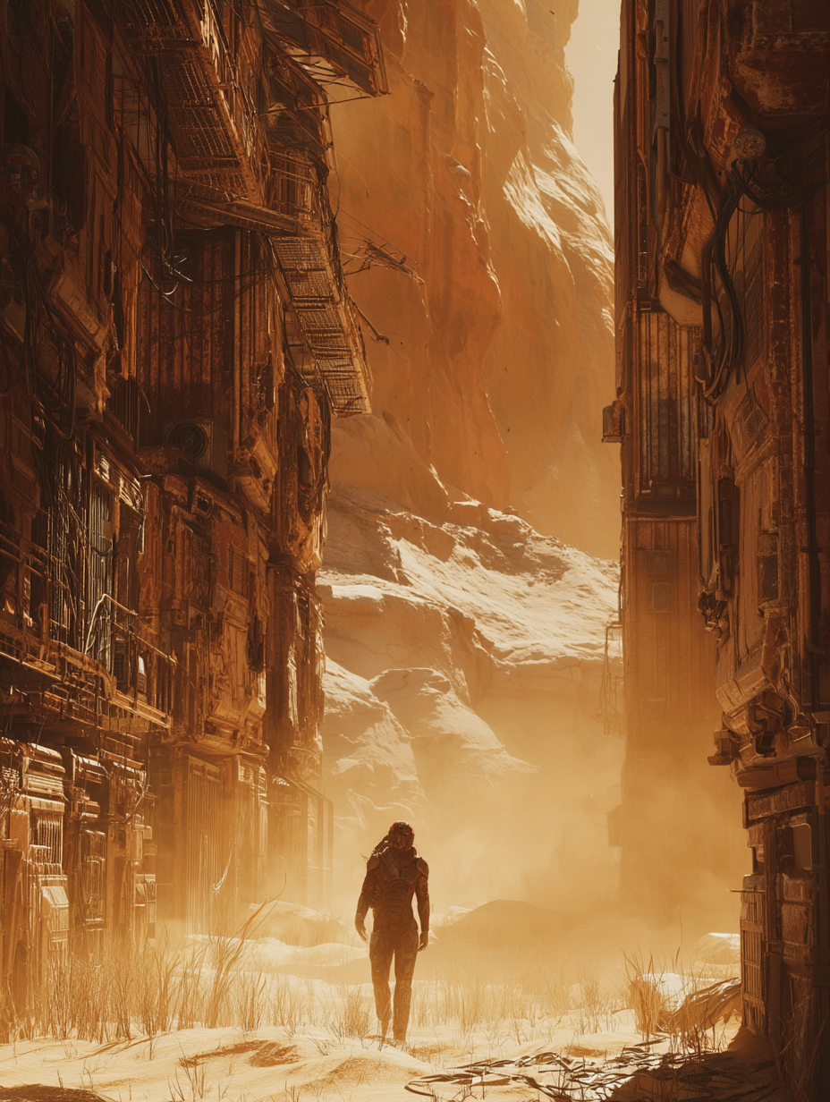 Kolonie na Zewnętrznych Rubieżach to kosmiczny odpowiednik Dzikiego Zachodu. Zniszczona, modułowa kolonia górnicza podczas burzy piaskowej na odległej planecie. Kolonie na rubieżach w fantastyce naukowej.