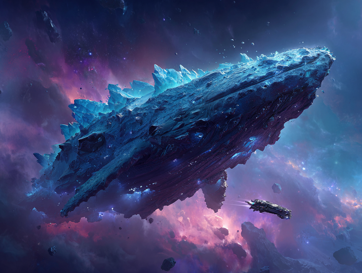 Kosmos to nie jest pusta, nudna próżnia. To bezkresny i groźny ocean, w którym przetrwają tylko najwięksi drapieżnicy. Gigantyczny, przerażający kosmiczny lewiatan z kryształów i skał goniący mały statek kosmiczny wewnątrz barwnej mgławicy. Mityczne potwory w sci-fi.