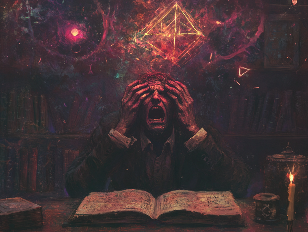 Wobec Zła Kosmicznego protagonista nie jest w stanie racjonalnie walczyć. W horrorze kosmicznym zdobywanie wiedzy o naturze wszechświata często prowadzi bohatera do szaleństwa, gdyż prawda przekracza ludzkie zdolności poznawcze.